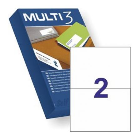 Apli Etiquetas Adhesivas Multi3 210x148mm Blanco Caja 500 Hojas